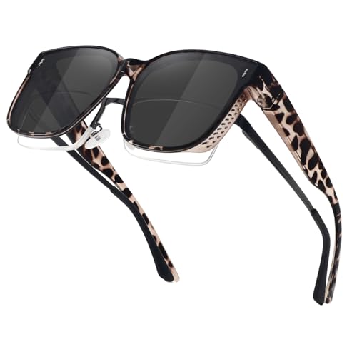 MEETSUN Oversized Fit Over Glasses Sunglasses for Women Trendy Large Square Polarized Sun Glasses for Driving