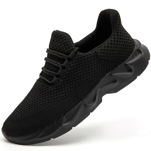 DLWKIPV Barefoot Shoes Men Wide Toe Box Running Zero Drop Grounding Non Slip Sports Trail Athletic Footwear Walking Workou...