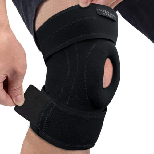 Physix Gear Knee Brace for Men & Women - Adjustable Patella Compression Knee Support for Arthritis, ACL & MCL, Meniscus Te...