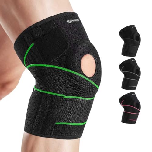 DOUFURT Knee Brace for Women & Men Meniscus Tear, Plus Size Knee Braces for Knee Pain Relief, Arthritis, Compression Knee ...