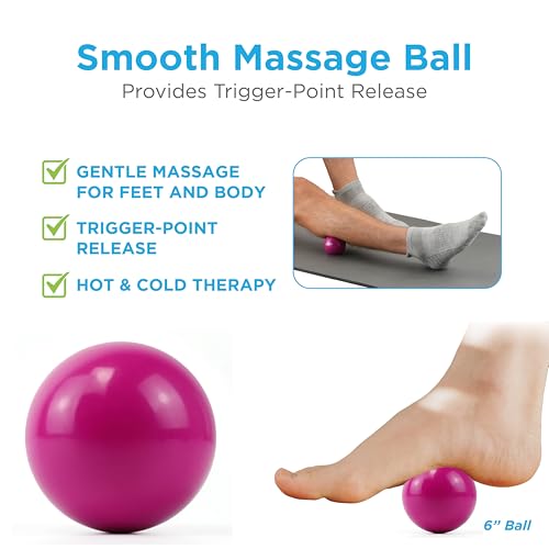 NOVA 3-in-1 Hot and Cold Massage Roller Set - Foot Roller, Gel Ball, and Peanut Roller for Plantar Fasciitis, Back Pain, T...