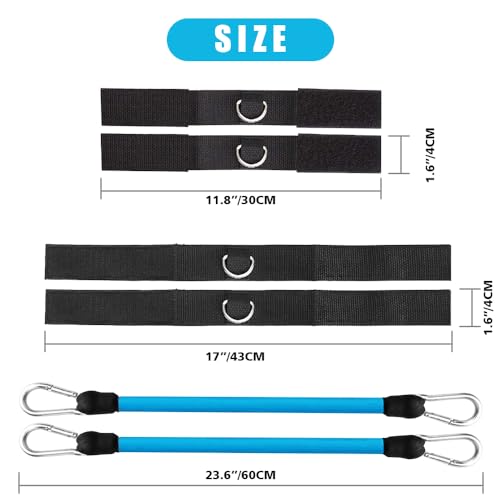 Davllin Volleyball Training Equipment,Volleyball Pass Aid Resistance Band,Elastic Rope Exercise Resistance Bands,Resistanc...