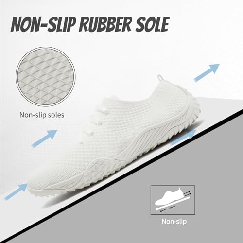 WCIDFY Barefoot Shoes Women Zero Drop Gym Walking Shoes Non Slip Minimalist Tennis Lightweight Breathable Yoga Sneakers