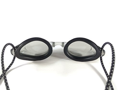 Resurge Sports Anti Fog Racing Swimming Goggles with Quick Adjust Bungee Strap