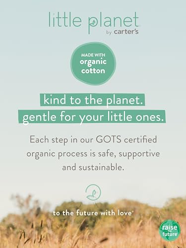 little planet by carter's Baby Organic Cotton Wearable Blanket