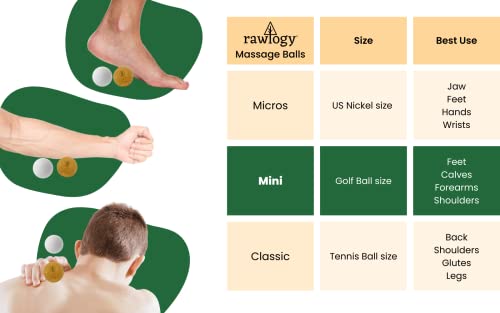 Rawlogy Travel Cork Massage Ball | Lightweight, Sustainable Alternative to Lacrosse Ball for Muscle Pain Relief (1.9 Inch...