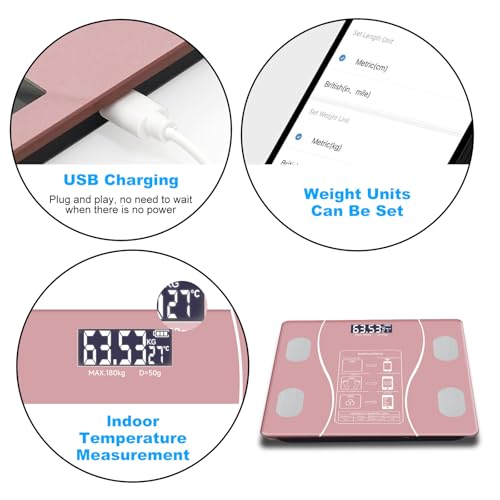 Intelligent Body Fat Scale, a Simple and Practical Digital Scale That can be Connected to a Mobile Digital Bathroom Scale ...