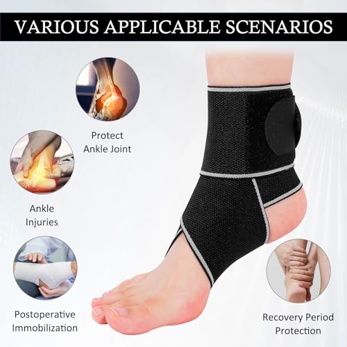 KTSAY Ankle Brace for Sprained Ankle, Ankle Support for Women & Men, Adjustable Compression Wrap for Achilles Tendonitis &...