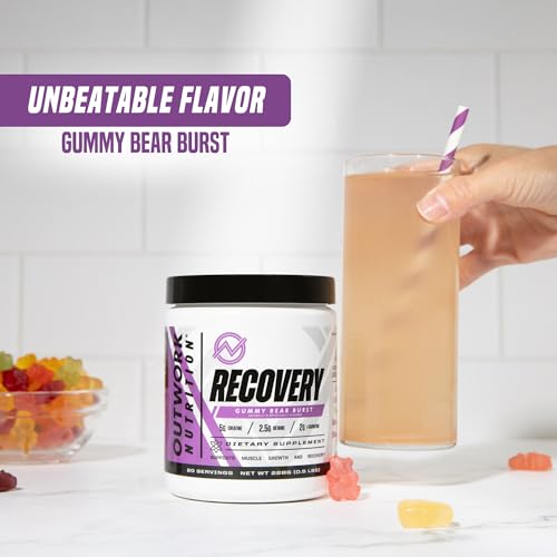 Outwork Nutrition Post Workout Recovery Powder - Creatine Monohydrate, KSM-66 Ashwagandha & Tart Cherry - Speeds Recovery,...