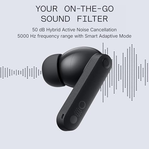 CMF Buds Pro 2 Wireless Earbuds with Smart Dial, 50dB Hybrid Noise Cancelling Earbuds Wireless Bluetooth 5.3, 11mm Bass wi...