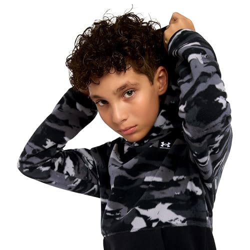 Under Armour boys Pullover Hoodie Sweatshirt, Soft & Comfortable Fleece, Outdoor Collection