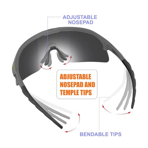 Living out your qool time Polarized Cycling Sunglasses for Women Men Golfing Running Volleyball MTB Outdoor Sports Padel