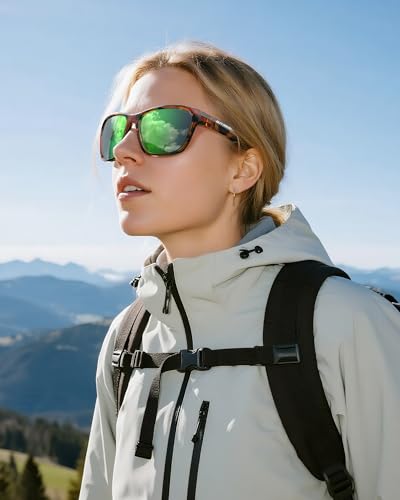 OUTDOORKING Polarized Running Sunglasses for Women Mens Sun Glasses for Cycling Fishing Driving Golf UV Protection