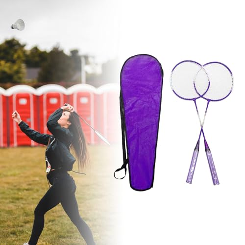 Badminton Rackets Badminton Equipment 1 Pair Badminton Racquets Set Shuttlecock Racket for Couples Family Exercise Lawn Be...