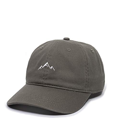 Outdoor Cap -Adult Mountain Dad Hat-Unstructured Soft Cotton