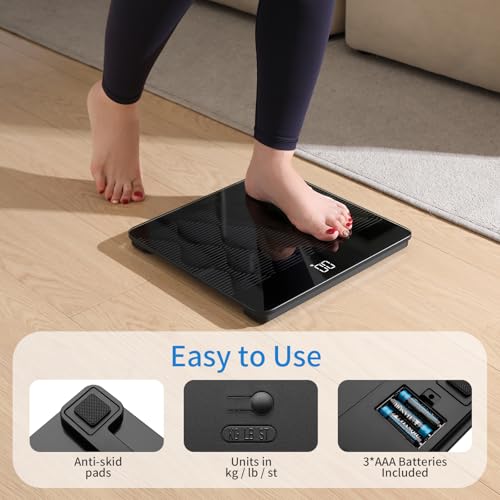 Vitafit Amazing 660lb Smart Bathroom Scale for Body Weight in 0.1lb, High Accuracy Assured by Scale Professional Factory S...