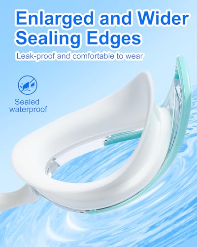 seasprint 2PCS Swim Goggles, Super Clear View,Goggles Swimming Adult, Suitable for All Kinds of Swimming Programs