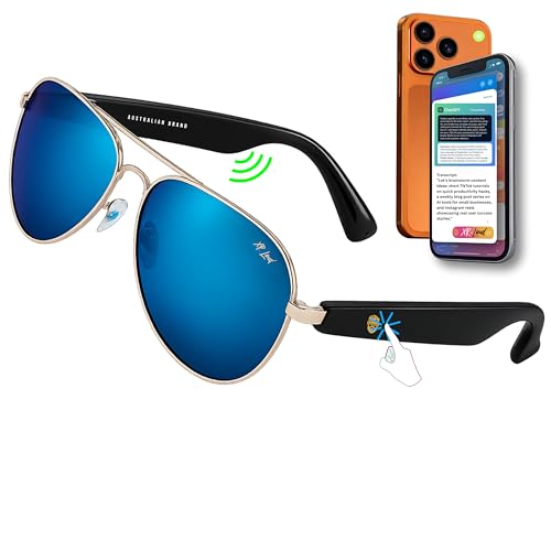 2026 AI Smart Glasses for Men Women ChatGPT Business/PoliticsConvo in 50+ Languages Transcription, 99% Accuracy, Speakers ...