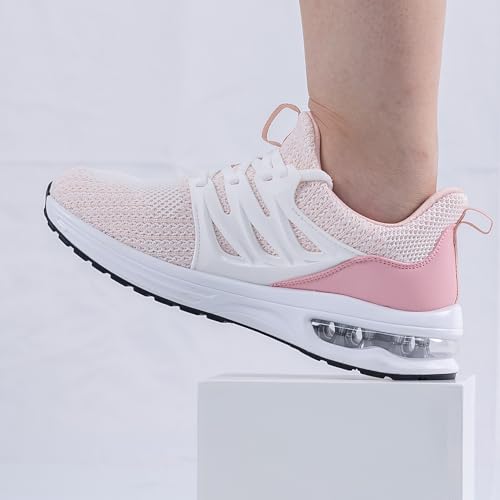 Autper Womens Running Tennis Shoes Comfortable Slip-on Walking Athletic Fashion Sneakers for Jogging Gym Workout Size 5.5-11