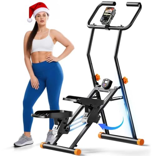 FitNexus Stair Stepper for Home Gym, 350lbs Vertical Climber Machine with LCD Display, Non-Slip Pedals & 350lb Capacity Co...
