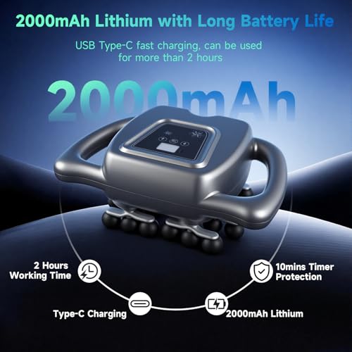 24-Head Massage Gun Set, With 99 Levels & 9 Modes, Massage Gun Deep Tissue, Legs, Waist, Neck and Back Massager for Muscle...