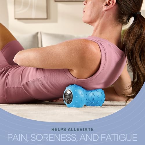 Lifepro 4-Speed Vibrating Massage Ball - Peanut Massager and Vibrating Foam Roller for Fitness, Mobility, and Relaxation -...