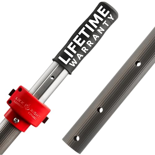 ProTuff 16ft Heavy Duty Telescopic Pool Pole – Unconditional Lifetime Replacement - Instant & Reliable Extension - Univers...