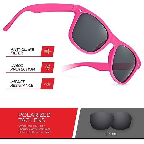 Retro Rewind Polarized Sunglasses for Men and Women - UV Protection Classic Sun Glasses