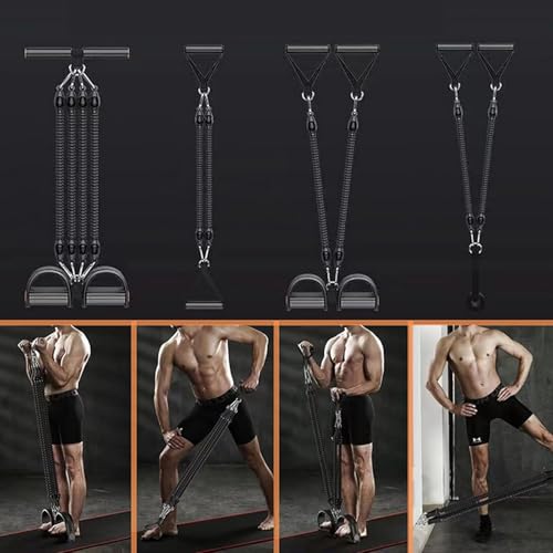 Foot Resistance Bands, Adjustable Elastic Exercise Bands for Legs & Glutes Training, Non-Slip Ankle Straps, Home Gym Equip...