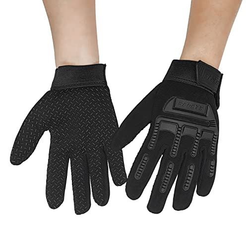 Long Keeper Kids Cycling Tactical Gloves – Boys Sport Climbing Fishing Gloves Anti Slip Full Finger Gloves