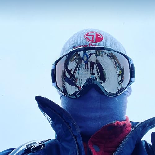 findway Ski Goggles OTG - Over Glasses Snow/Snowboard Goggles for Men, Women & Youth - 100% UV Protection