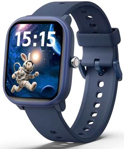 Roffnet Kids Smart Watch for Boys Girls, Fitness Tracker with Heart Rate Sleep Monitor, 1.83" Touchscreen with 12 Puzzle G...
