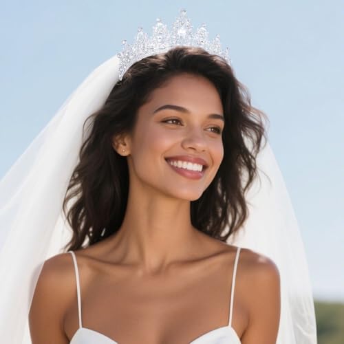 Kamirola - Queen Crown and Tiaras Princess Crown for Women Crystal Headbands for Bridal, Princess for Wedding and Party