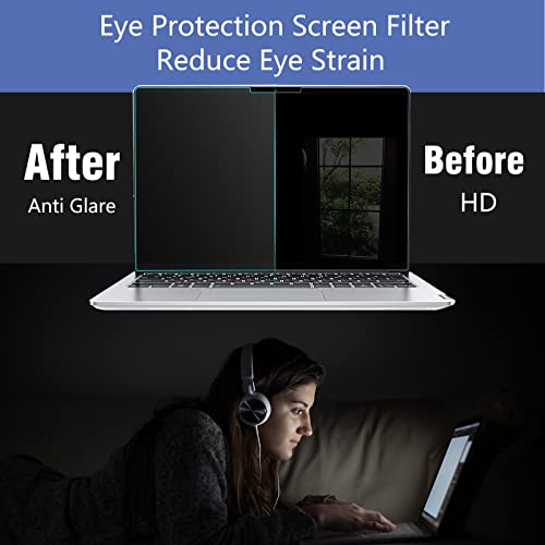 2 Pack 16 inch Screen Protector for Lenovo Yoga 7i 16, Anti Blue Light Screen Protector for Lenovo Yoga 7i 16 2-in-1 Lapto...