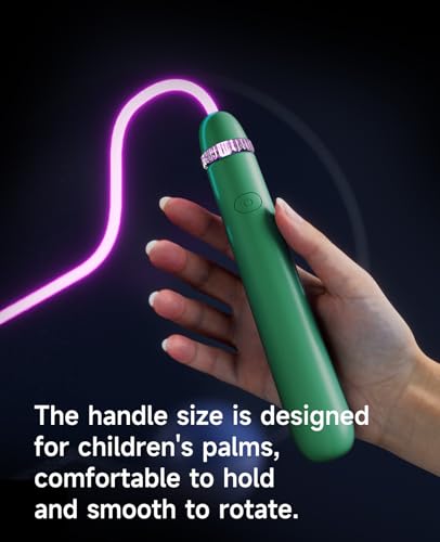 LED Light Up Jump Rope for Kids and Adult, Adjustable Glowing Skipping Rope for Boys and Girls, Colorful Luminous Jumping ...