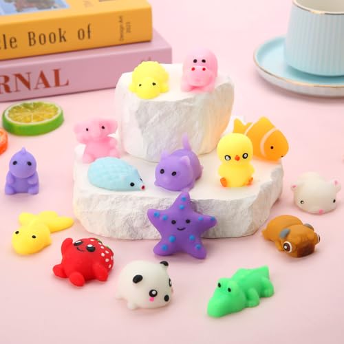 30 Pack Squishy Toys, Kawaii Squishies Party Favors for Kids 4-8 8-12 Treasure Box Toys for Classroom Birthday Xmas Gifts ...