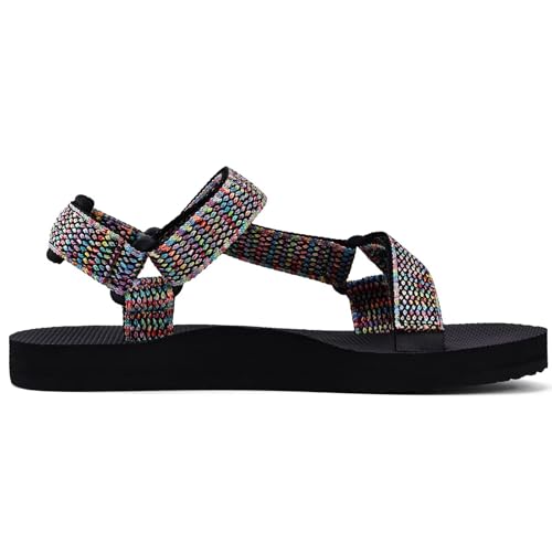 WateLves Womens-Sport-Sandals Hiking Sandals with-Arch-Support Webbing-Outdoor-Beach-Water-Sandals for Travel-Walking-Trek...
