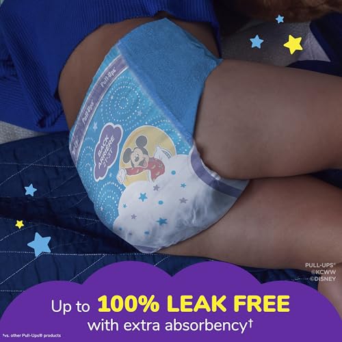 Pull-Ups Boys' Night-Time Potty Training Pants, Size 5T-6T Overnight Training Underwear (46-60 lbs), 80 Ct