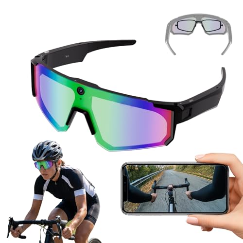 MOHEEN Al Smart Glasses with Camera 4K, Baseball Recording Glasses for Action Sports with Audio/Bluetooth, Wearable Tech B...