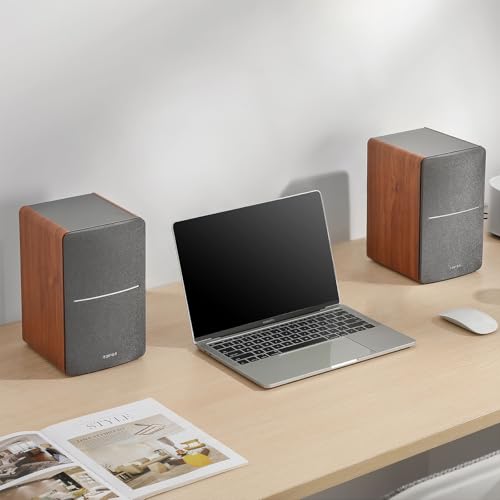 Edifier R1280T Powered Bookshelf Speakers - 2.0 Active Near Field Studio Monitor Speaker - Wooden Enclosure - 42 Watts RMS...