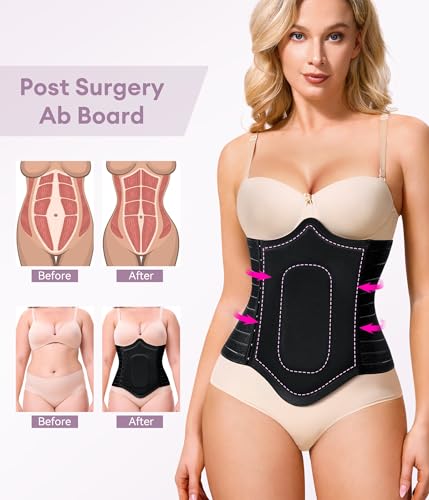YERKOAD 360 Lipo Foam Post Surgery Ab Board Breathable Tummy Tuck Recovery Waist Cincher Abdominal Compression Board