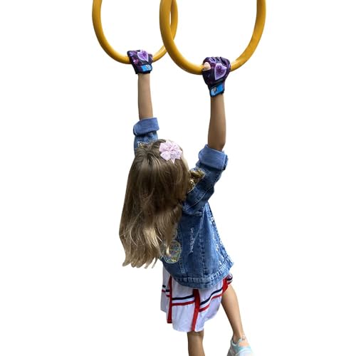 HANG Monkey Bar Gloves 5 and 6 Years Old Kids with Grip Control Parkour Bike Gymnastic