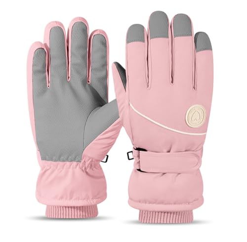 SUJAYU Winter Snow Gloves Ski Gloves Women Waterproof, Touchscreen Warm Glove for Ski Snowboard Snowmobile in Cold Weather