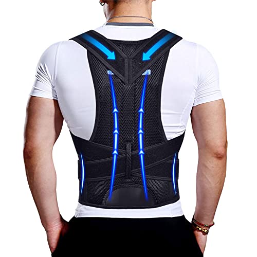 Upgraded Posture Corrector Back Brace for Men and Women, New Version Lumbar Support for Posture Improving and Pain Relief,...