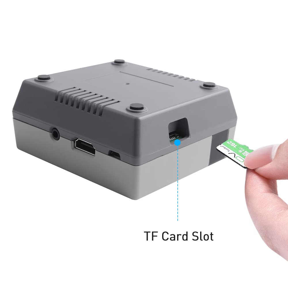 Geeekpi Case For Raspberry Pi 3B+ With Fan, Retro Gaming Nes3Pi Case With Cooling Fan, Pi Heatsinks For Raspberry Pi 2B/3B/3B+