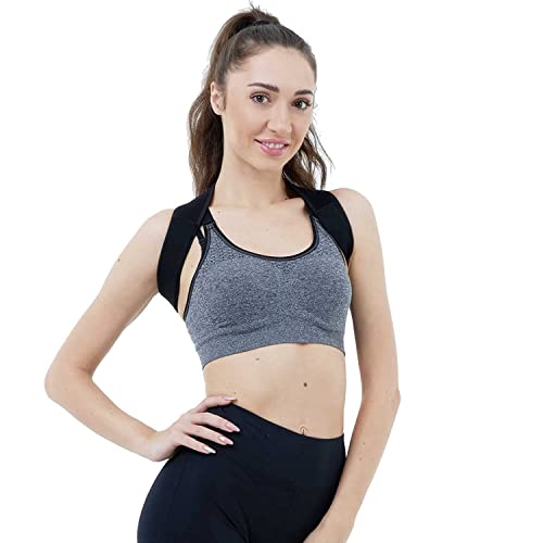 HLOES Posture Corrector for Women and Men,Adjustable Upper Back Brace, Breathable Back Support straightener, Providing Pai...