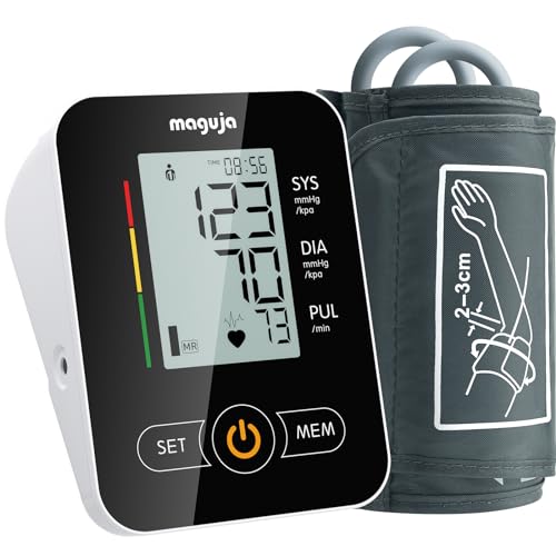 Arm Blood Pressure Monitor,maguja Blood Pressure Machine,BP Monitor Automatic Upper Arm Digital with Blood Pressure Cuff f...
