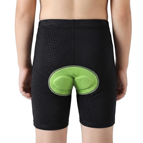 IAGUSOT Kids Padded Bike Shorts Boys Girls Balance Bike Youth Cycling Underwear Shorts Cycling Bike Shorts