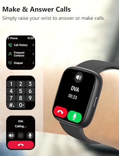 LODIMEKE 2025 Upgraded Smart Watch with Alexa, 1.83" Touchscreen Smartwatch, IP68 Waterproof, Heart Rate SpO2 Sleep Stress...