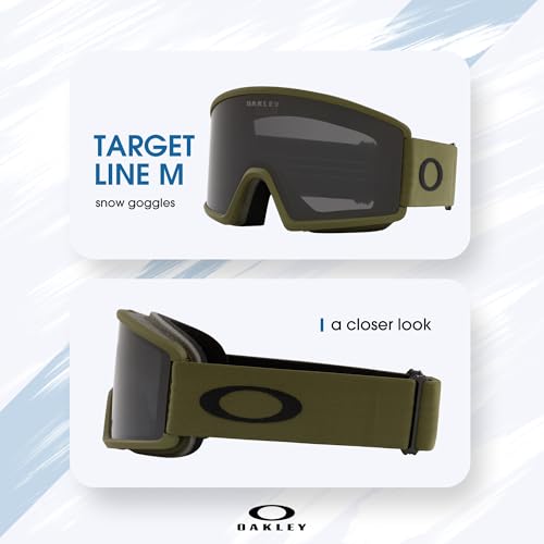 OAKLEY Target Line MEDIUM/LARGE Ski Goggles For Men For Women OO7120, OO7121 +BUNDLE with ACCESSORY EYEWEAR KIT